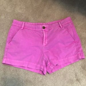Pink Khaki Shorts